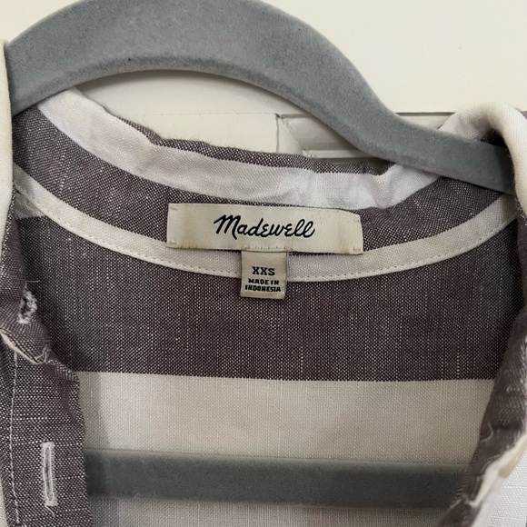 Madewell Striped Collared Dress - Picture 4 of 5